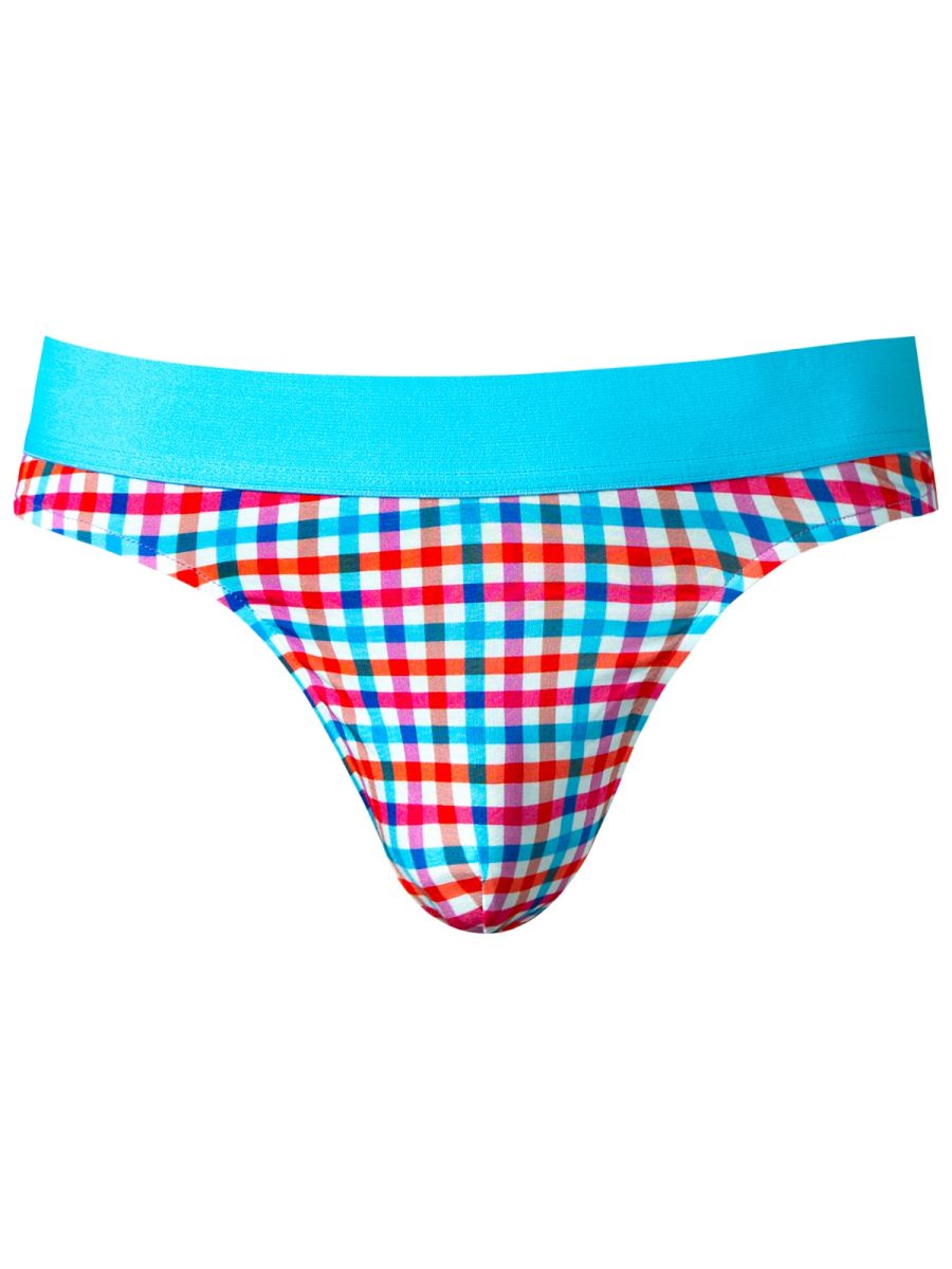 So Comfy Gingham Thong