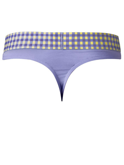 So Comfy Gingham Thong