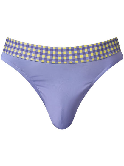 So Comfy Gingham Thong
