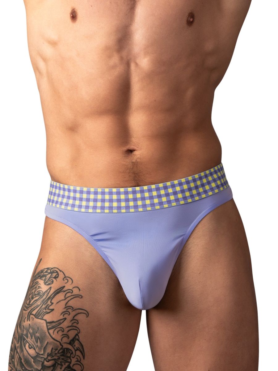 So Comfy Gingham Thong