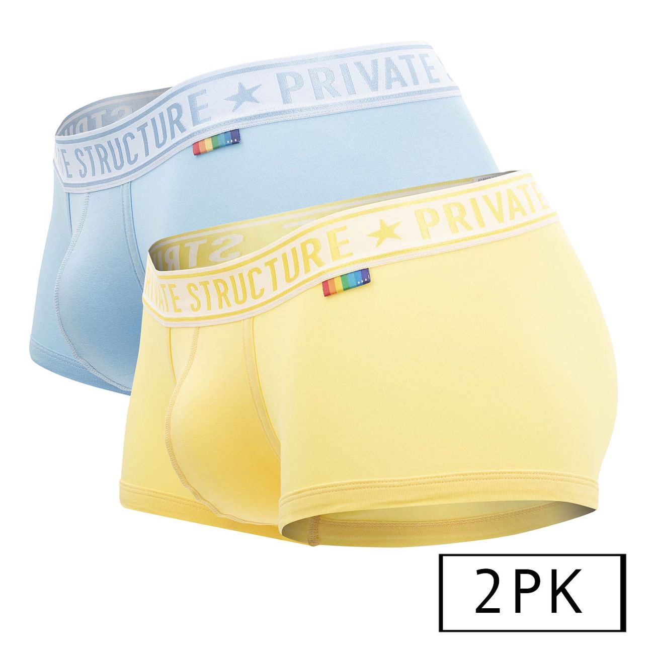 Paquete de 2 calzoncillos de cintura media Pride