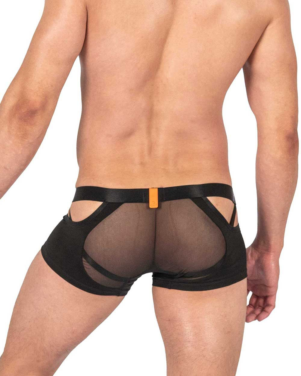 Alpha Low Waist Mesh Back Jockstrap Trunks