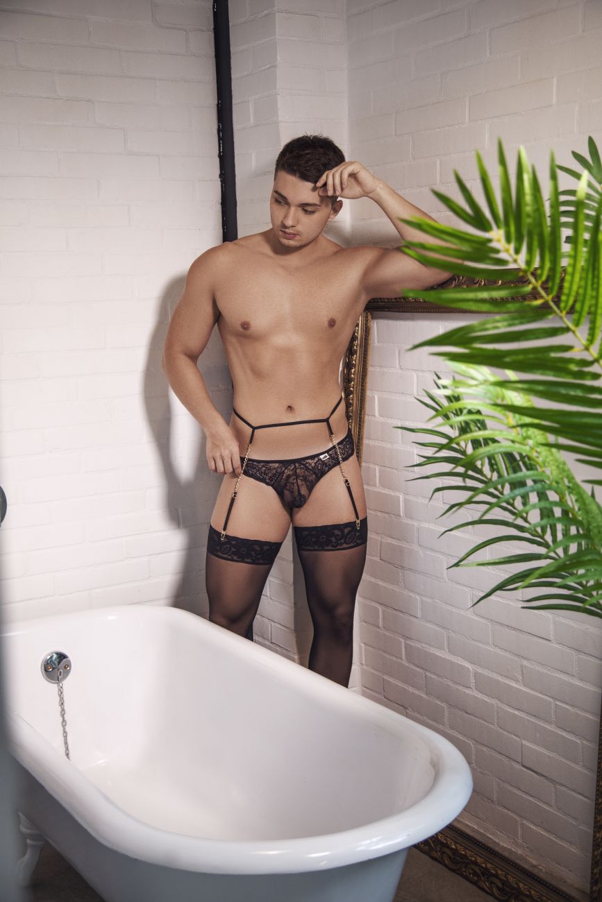 Lace Garter-Jockstrap Outfit