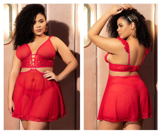 Two in One Babydoll and Two Piece Set