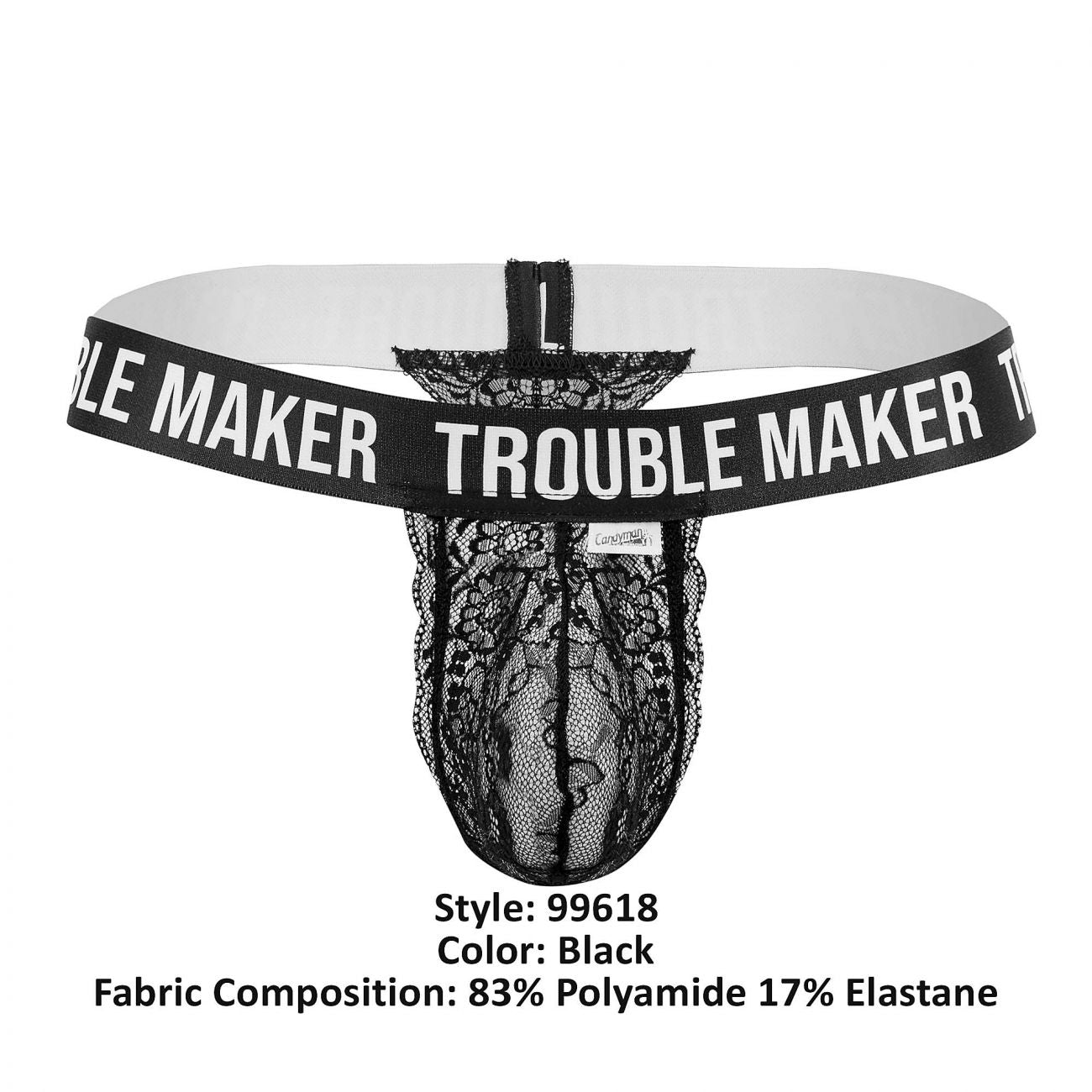 Trouble Maker Lace Thongs