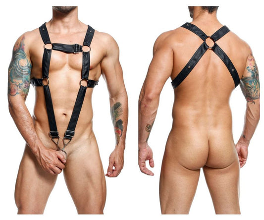 DNGEON Cross Cockring Harness